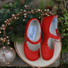 Scalloped Mary Jane - Red