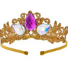 Handmade Princess Crown - Radiance Purple & Clear