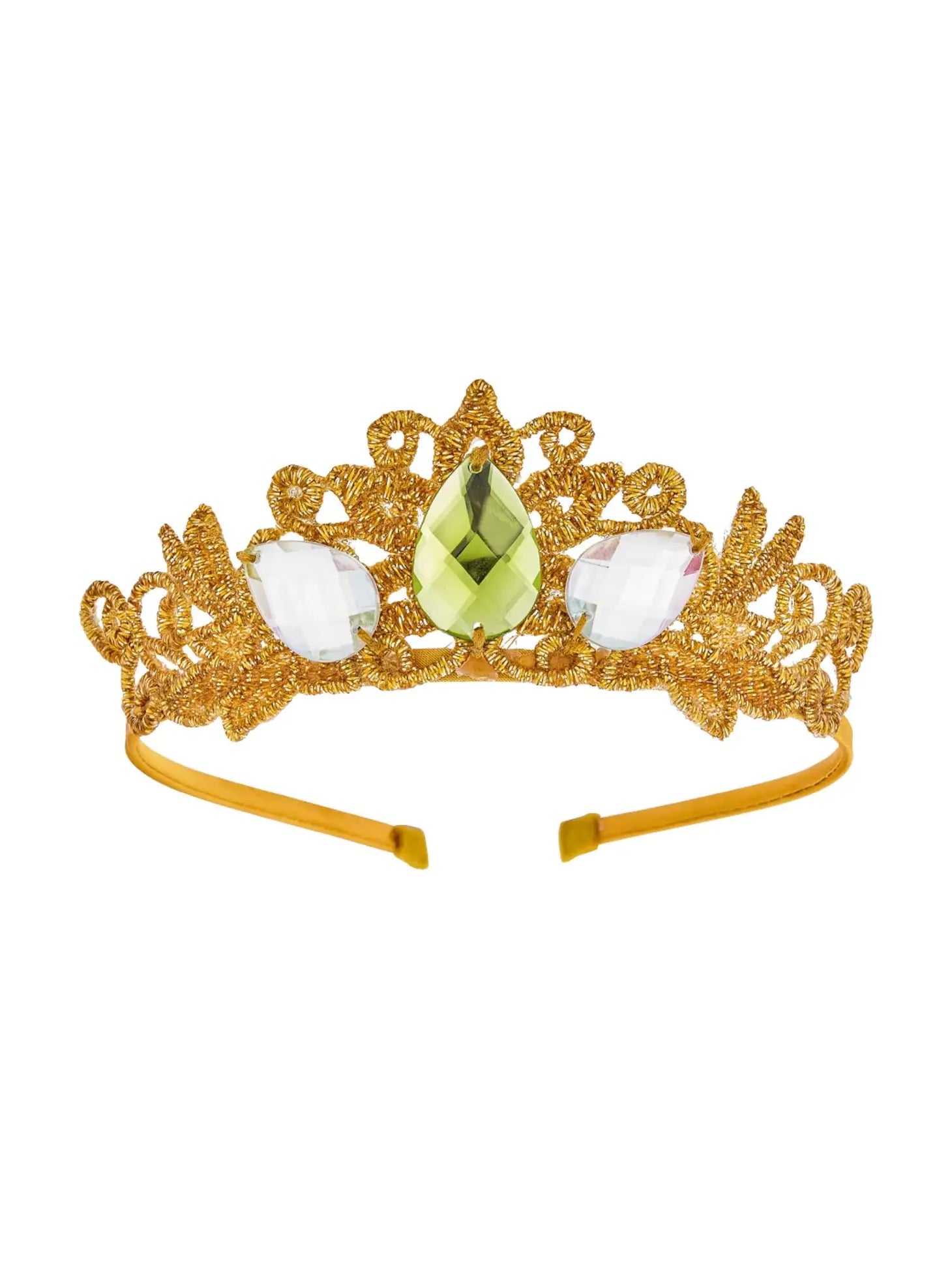 Pure Radiance Princess Crown - Green/Clear Tiara