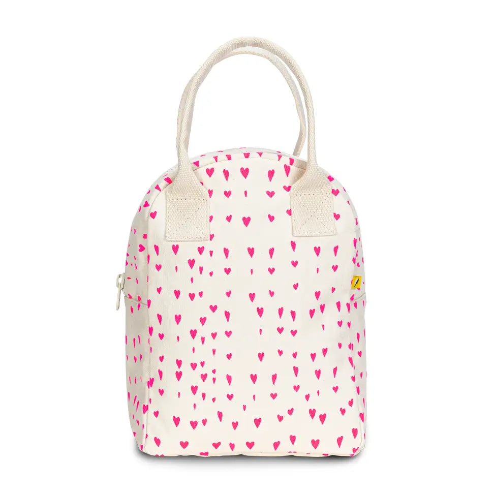 Zipper Lunch Bag - Tiny Hearts