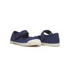 Eco-Friendly Canvas Mary Jane Sneakers in Navy