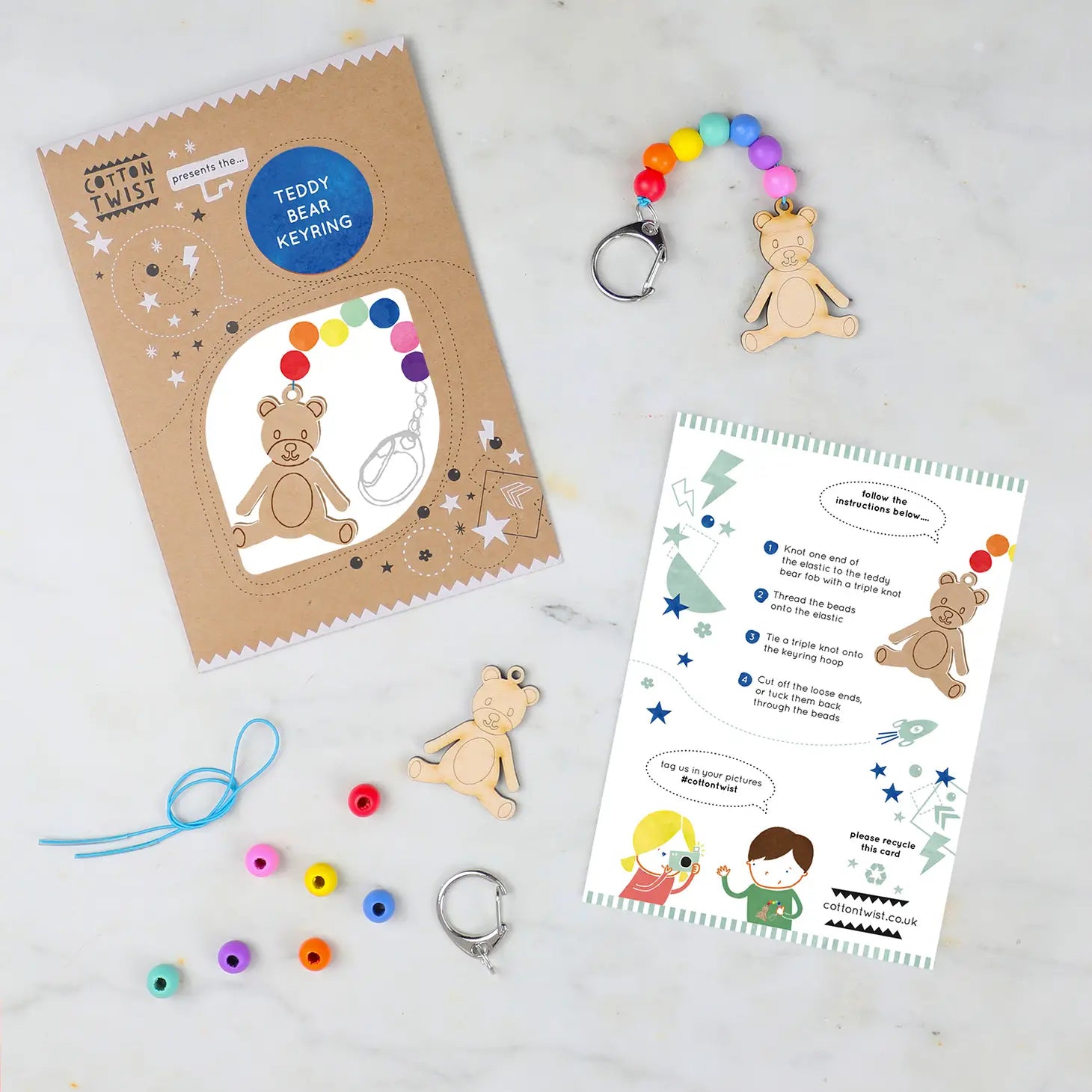 Make Your Own Teddy Bear Keyring