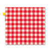 Flip Snack Bag - Gingham Red