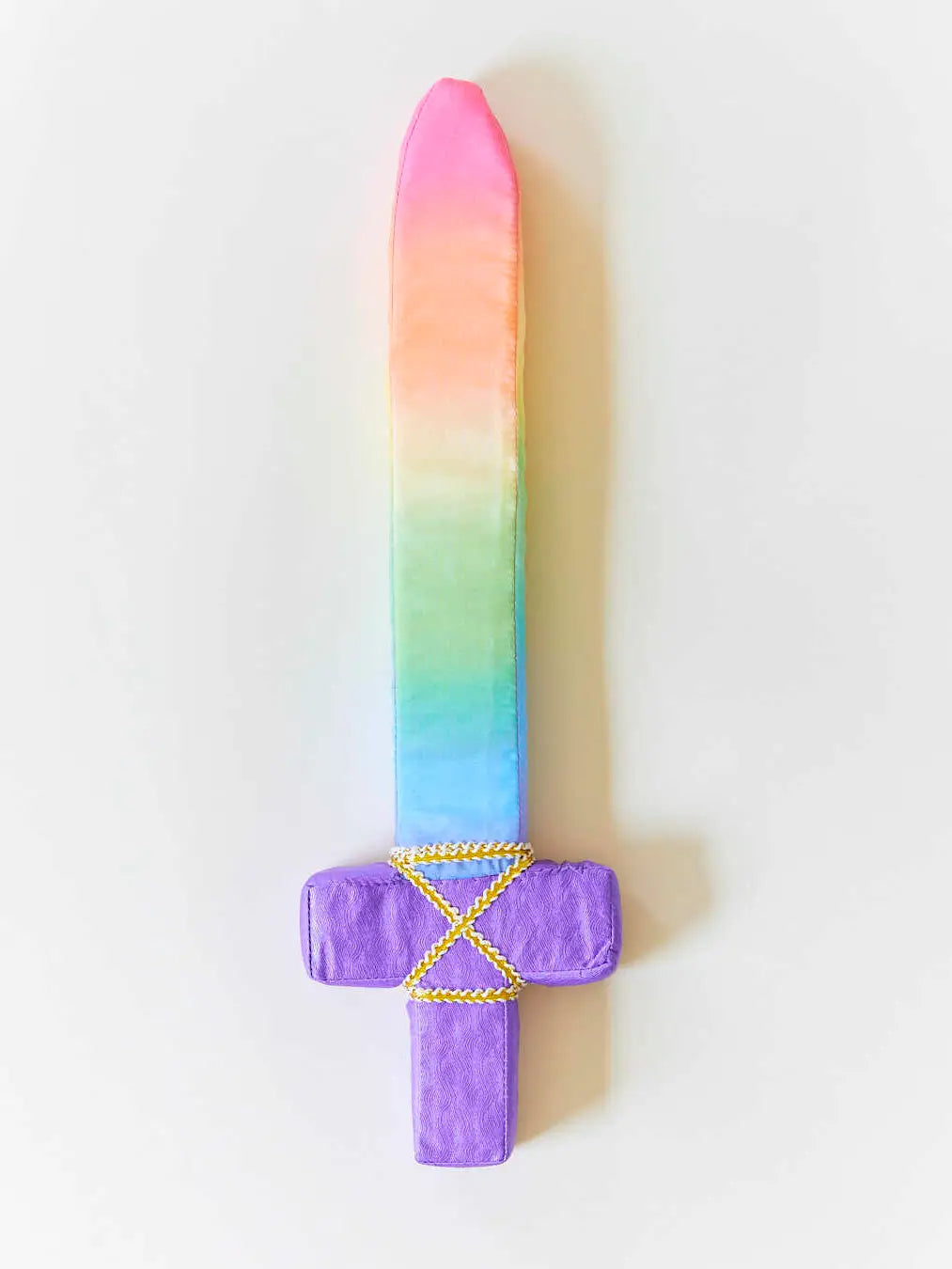 Soft Sword For Kids Pretend Play Rainbow - Natural Silk, Waldorf Toy