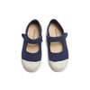 Eco-Friendly Canvas Mary Jane Sneakers in Navy