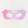 100% Silk Mask For Dress-Up, Pretend Play - Pink and Purple