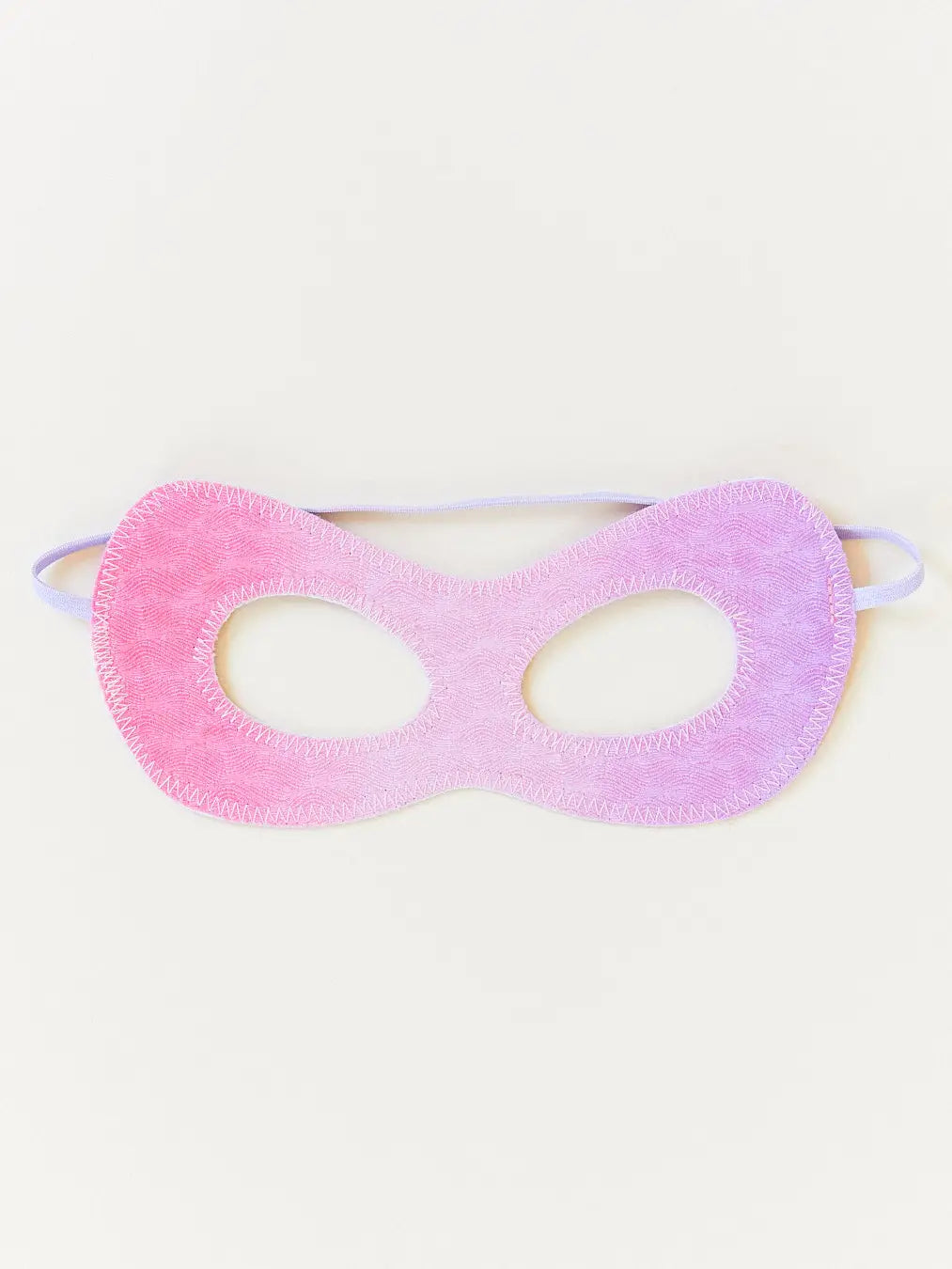 100% Silk Mask For Dress-Up, Pretend Play - Pink and Purple