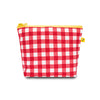 Tiny Zip - Gingham Red