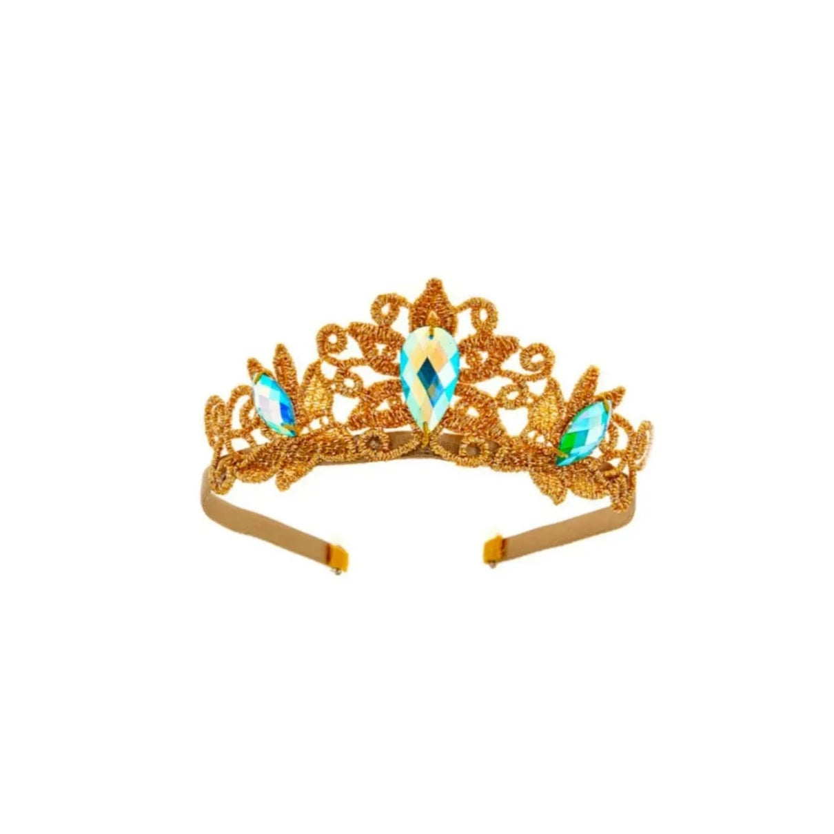 Handmade Princess Crown - Sofi - Turquoise